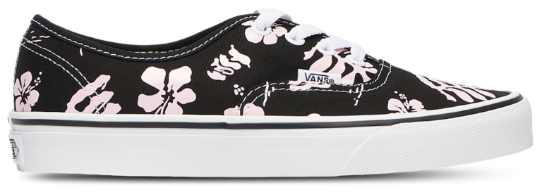 Vans Authentic Ox - Women's Black/Pink Floral product view