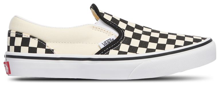 Vans Classic Slip On - Girls' Grade School Black/White product view