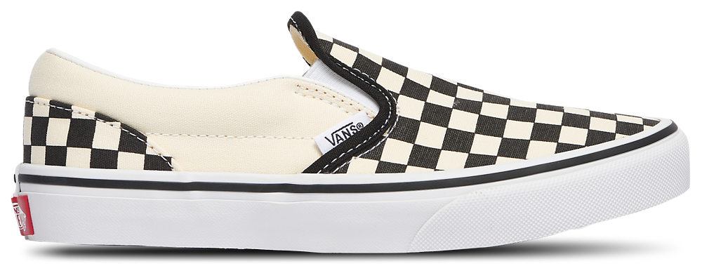 Vans Classic Slip On - Girls' Grade School Black/White product view