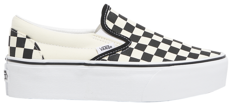 Vans Classic Slip on Stackform - Women's White/Black product view