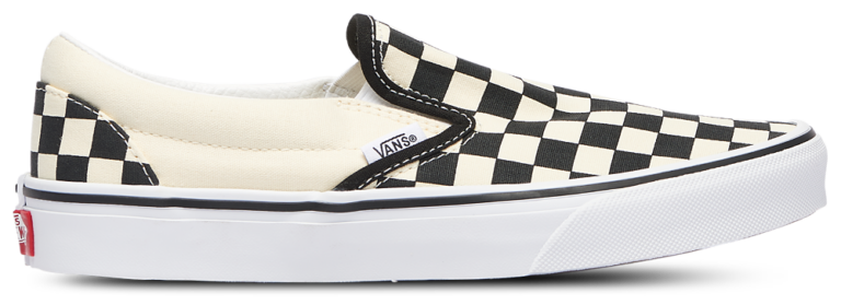 Vans Classic Slip On - Women's Black/White product view