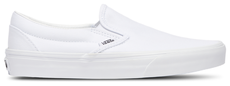 Vans Classic Slip On - Women's White/True White product view