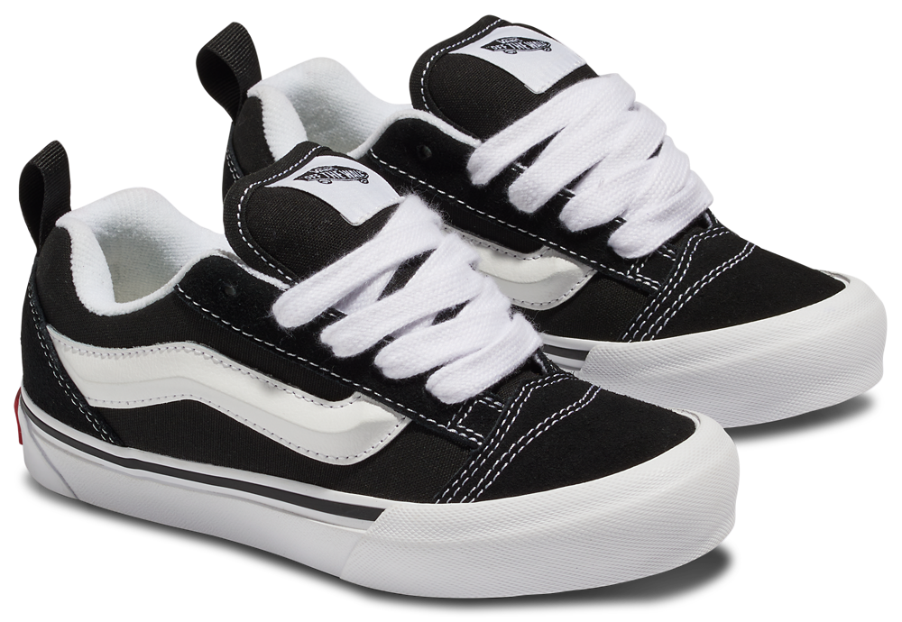 Vans Knu Skool - Boys' Preschool True White/Black product view
