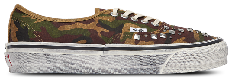 Vans LX Authentic 44 - Men's Black/Comabt Woodland Camo/Olive product view
