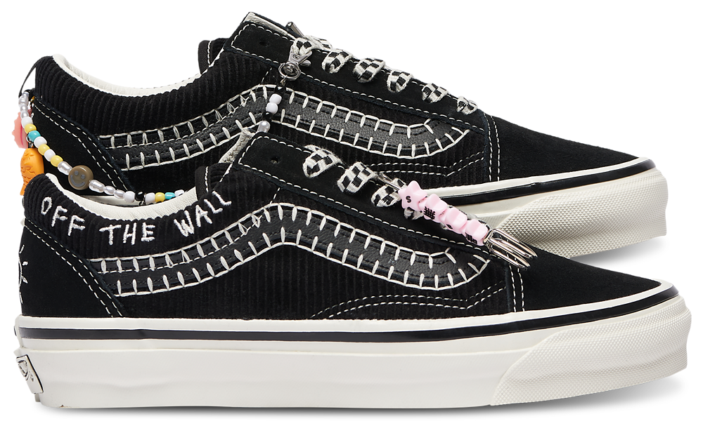 Vans LX Old Skool Charms - Women's Black/Marshmallow product view