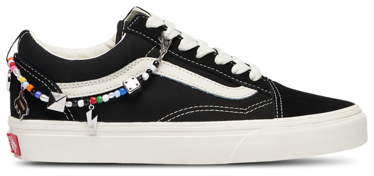 Vans Old Skool - Boys' Grade School Charms Black/Marshmallow product view