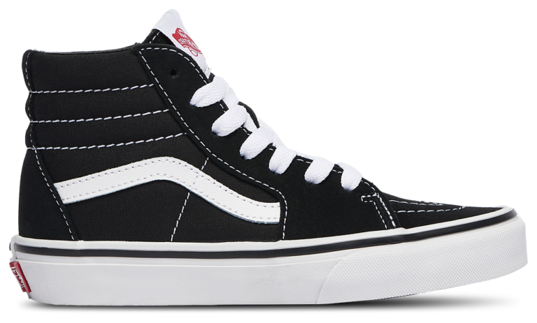 Vans Sk8-Hi - Boys' Preschool Black/True White product view